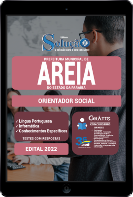 Apostila Prefeitura de Areia - PB em PDF - Orientador Social - Imagem 1