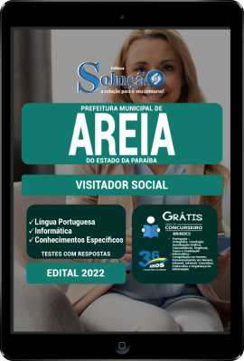 Apostila Prefeitura de Areia - PB em PDF - Visitador Social - Imagem 1