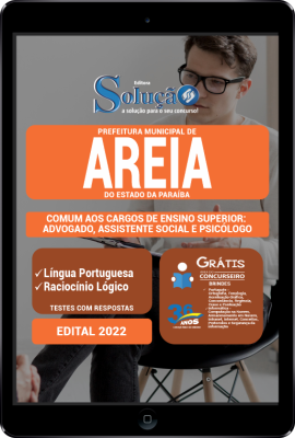 Apostila Prefeitura de Areia - PB em PDF - Comum aos Cargos de Ensino Superior - Imagem 1