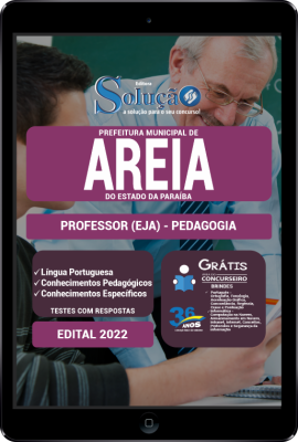 Apostila Prefeitura de Areia - PB em PDF - Professor (EJA) - Pedagogia - Imagem 1