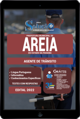 Apostila Prefeitura de Areia - PB em PDF - Agente de Trânsito - Imagem 1