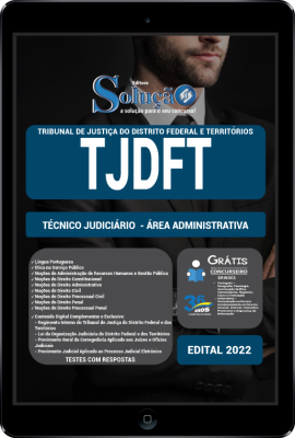 Apostila TJDFT em PDF - Técnico Judiciário  - Área Administrativa - Imagem 1