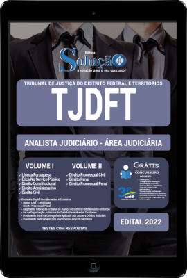 Apostila TJDFT em PDF - Analista Judiciário - Área Judiciária - Imagem 1