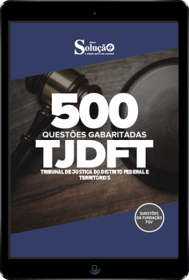 Caderno de Questões TJDFT em PDF - 500 Questões Gabaritadas - Imagem 1