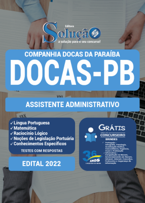 Apostila DOCAS-PB - Assistente Administrativo - Imagem 3