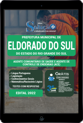 Apostila Prefeitura de Eldorado do Sul - RS em PDF - Agente Comunitário de Saúde e Agente de Controle de Endemias (ACE) - Imagem 1