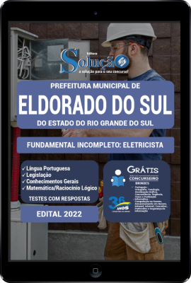 Apostila Prefeitura de Eldorado do Sul - RS em PDF - Fundamental Incompleto: Eletricista - Imagem 1