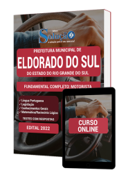 Capa Apostila Prefeitura de Eldorado do Sul - RS - Fundamental Completo: Motorista