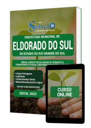 Capa Apostila Prefeitura de Eldorado do Sul - RS - Médio: Agente Fiscalizador de Trânsito e Transportes e Fiscal Sanitarista e de Meio Ambiente