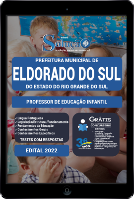 Apostila Prefeitura de Eldorado do Sul - RS em PDF - Professor de Educação Infantil - Imagem 1