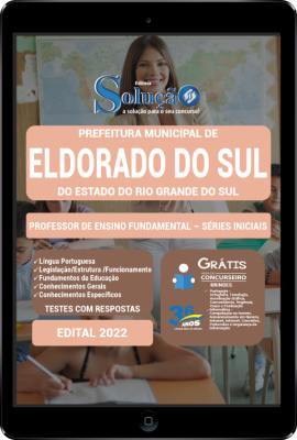 Apostila Prefeitura de Eldorado do Sul - RS em PDF - Professor de Ensino Fundamental - Séries Iniciais - Imagem 1