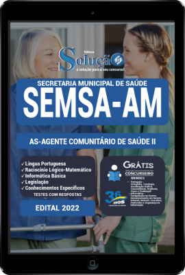 Apostila SEMSA-AM em PDF - AS-Agente Comunitário de Saúde II - Imagem 1