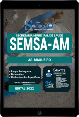 Apostila SEMSA-AM em PDF - AS-Maqueiro - Imagem 1