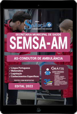 Apostila SEMSA-AM em PDF - AS-Condutor de Ambulância - Imagem 1