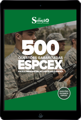 Caderno de Questões ESPCEX em PDF - 500 Questões Gabaritadas - Imagem 1