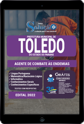 Apostila Prefeitura de Toledo - PR em PDF - Agente de Combate às Endemias - Imagem 1