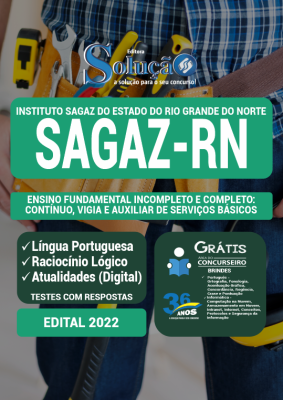 Apostila Instituto SAGAZ - RN - Ensino Fundamental Incompleto e Completo: Contínuo, Vigia e Auxiliar de Serviços Básicos - Imagem 3