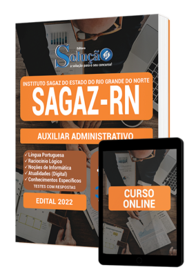 Apostila Instituto SAGAZ - RN - Auxiliar Administrativo - Imagem 1