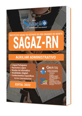 Apostila Instituto SAGAZ - RN - Auxiliar Administrativo - Imagem 2