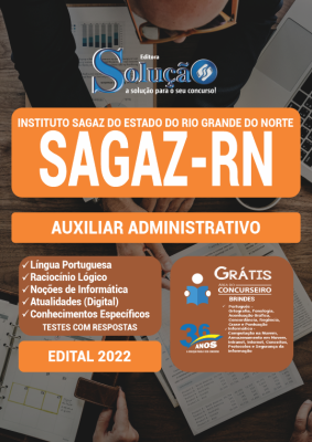 Apostila Instituto SAGAZ - RN - Auxiliar Administrativo - Imagem 3