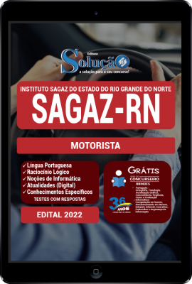 Apostila Instituto SAGAZ - RN em PDF - Motorista - Imagem 1