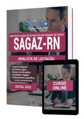 Apostila Instituto SAGAZ - RN - Analista de Licitação - Imagem 1