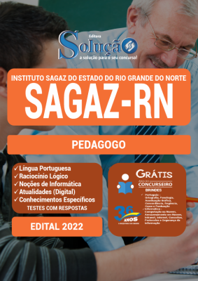 Apostila Instituto SAGAZ - RN - Pedagogo - Imagem 3