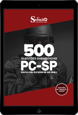 Caderno de Questões PC-SP em PDF - 500 Questões Gabaritadas - Imagem 1