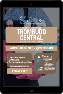 Apostila Prefeitura de Trombudo Central - SC em PDF - Auxiliar de Serviços Gerais - Imagem 1