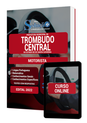 Apostila Prefeitura de Trombudo Central - SC - Motorista - Imagem 1