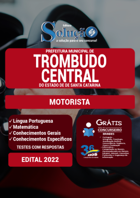 Apostila Prefeitura de Trombudo Central - SC - Motorista - Imagem 3