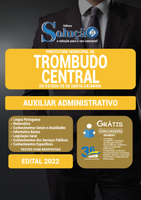 Apostila Prefeitura de Trombudo Central - SC - Auxiliar Administrativo - Imagem 3