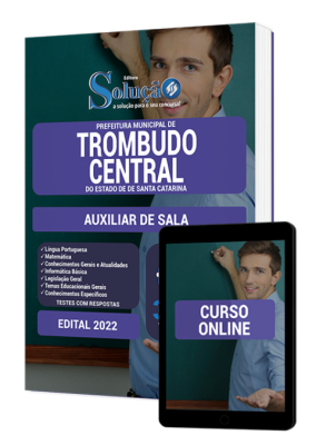 Apostila Prefeitura de Trombudo Central - SC - Auxiliar de Sala - Imagem 1