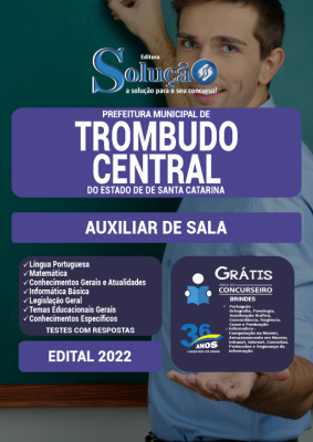 Apostila Prefeitura de Trombudo Central - SC - Auxiliar de Sala - Imagem 3