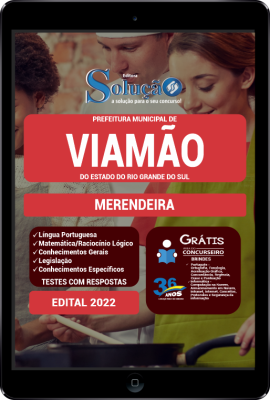 Apostila Prefeitura de Viamão - RS em PDF - Merendeira - Imagem 1