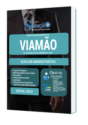 Apostila Prefeitura de Viamão - RS - Auxiliar Administrativo - Imagem 2