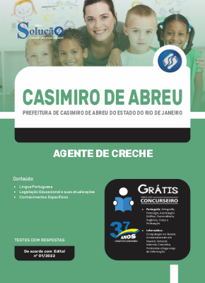 Apostila Prefeitura de Casimiro de Abreu - RJ - Agente de Creche - Imagem 3