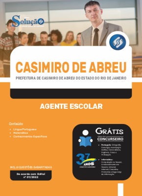 Apostila Prefeitura de Casimiro de Abreu - RJ - Agente Escolar - Imagem 3