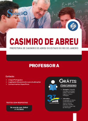 Apostila Prefeitura de Casimiro de Abreu - RJ - Professor A - Imagem 3