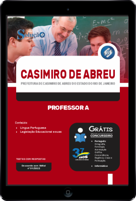 Apostila Prefeitura de Casimiro de Abreu - RJ em PDF - Professor A - Imagem 1