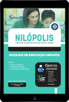 Apostila Prefeitura de Nilópolis - RJ em PDF - Auxiliar de Educação Infantil - Imagem 1