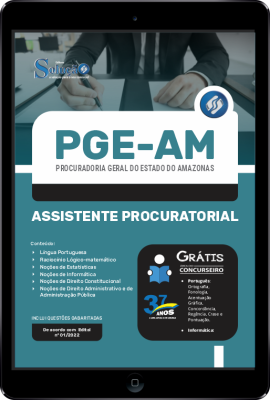 Apostila PGE-AM em PDF - Assistente Procuratorial - Imagem 1