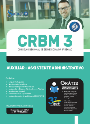 Apostila CRBM 3 - Auxiliar - Assistente Administrativo - Imagem 3