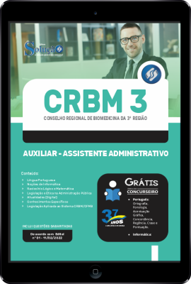 Apostila CRBM 3 em PDF - Auxiliar - Assistente Administrativo - Imagem 1