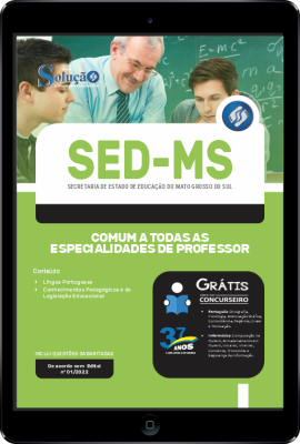 Apostila SED-MS em PDF - Comum a Todas as Especialidades de Professor - Imagem 1