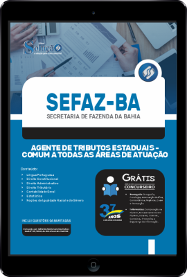 Apostila SEFAZ-BA em PDF - Agente de Tributos Estaduais - Comum a Todas as Áreas de Atuação - Imagem 1