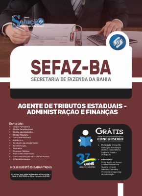 Apostila SEFAZ-BA - Agente de Tributos Estaduais - Administração e Finanças - Imagem 3