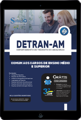 Apostila DETRAN-AM em PDF - Comum aos Cargos de Ensino Médio e Superior - Imagem 1