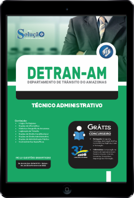 Apostila DETRAN-AM em PDF - Técnico Administrativo - Imagem 1