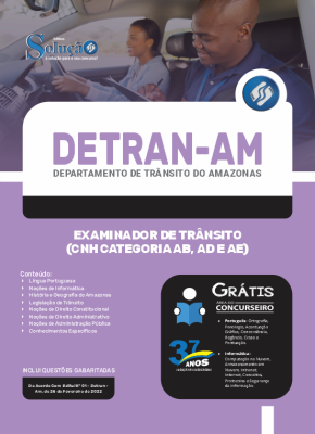 Apostila DETRAN-AM - Examinador de Trânsito (CNH Categoria AB, AD e AE) - Imagem 3